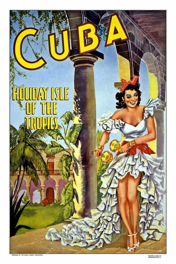 Cuba Holiday Isle of the Tropics poster by VINTAGE POSTER